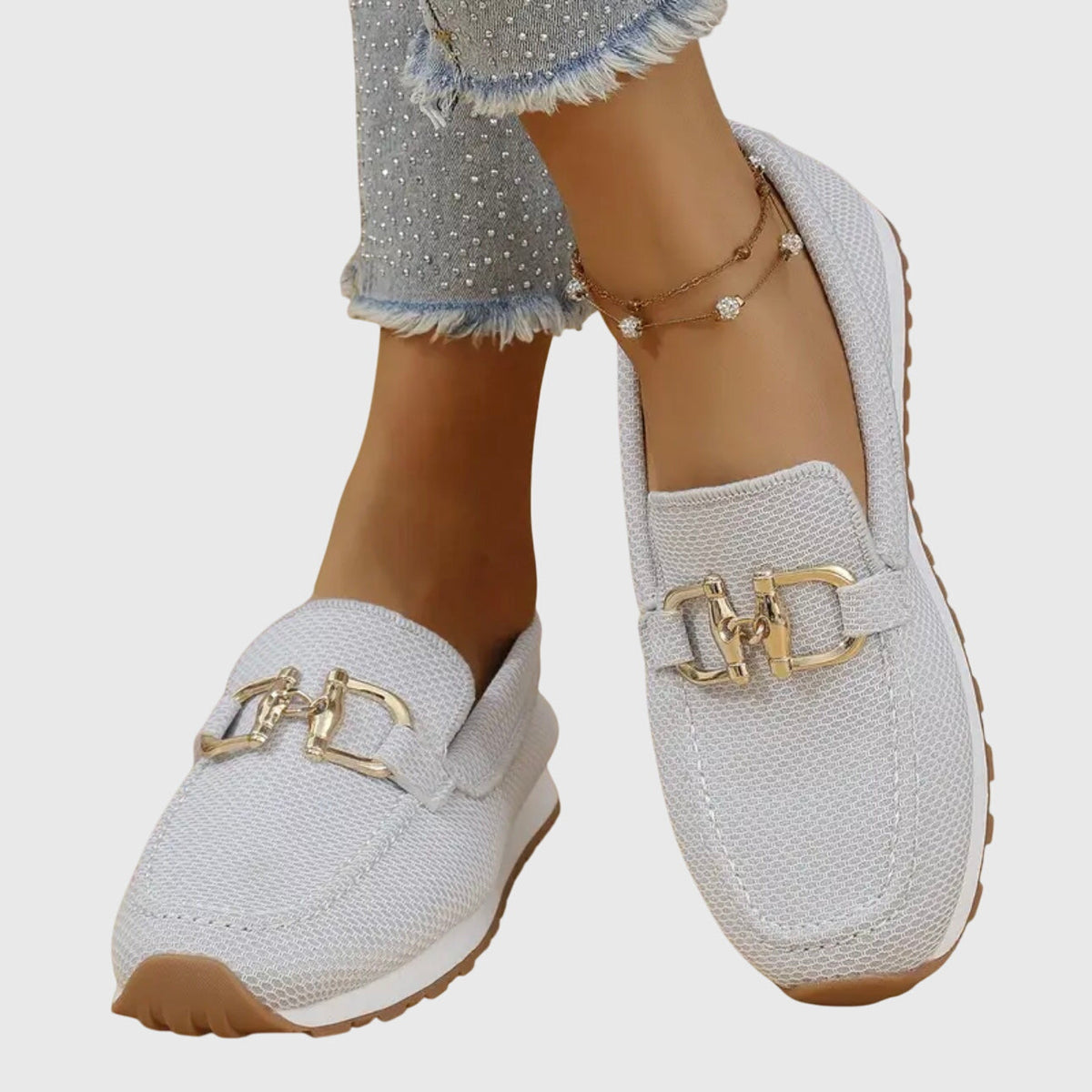 Calla | Women's Orthopedic Loafers | Cushioned, Non-Slip | Horsebit Detail