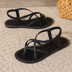 Orthopedic Sandals Women Braided Strap Arch Support Lightweight