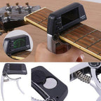 Thea | Guitar Capo & Tuner | 2-in-1 Clip-On | Chromatic, LCD Display