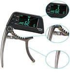 Thea | Guitar Capo & Tuner | 2-in-1 Clip-On | Chromatic, LCD Display