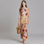 Maxi Dress Women Floral Embroidered Flutter Sleeve | Rosalind