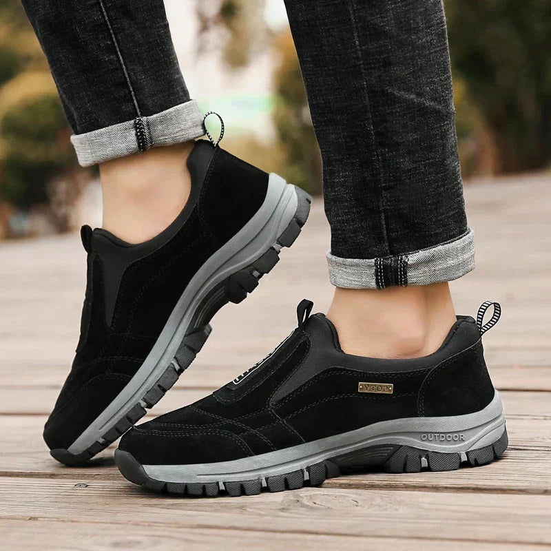 Men Orthopedic Shoes Comfort Arch Support Shock Absorbing Sole