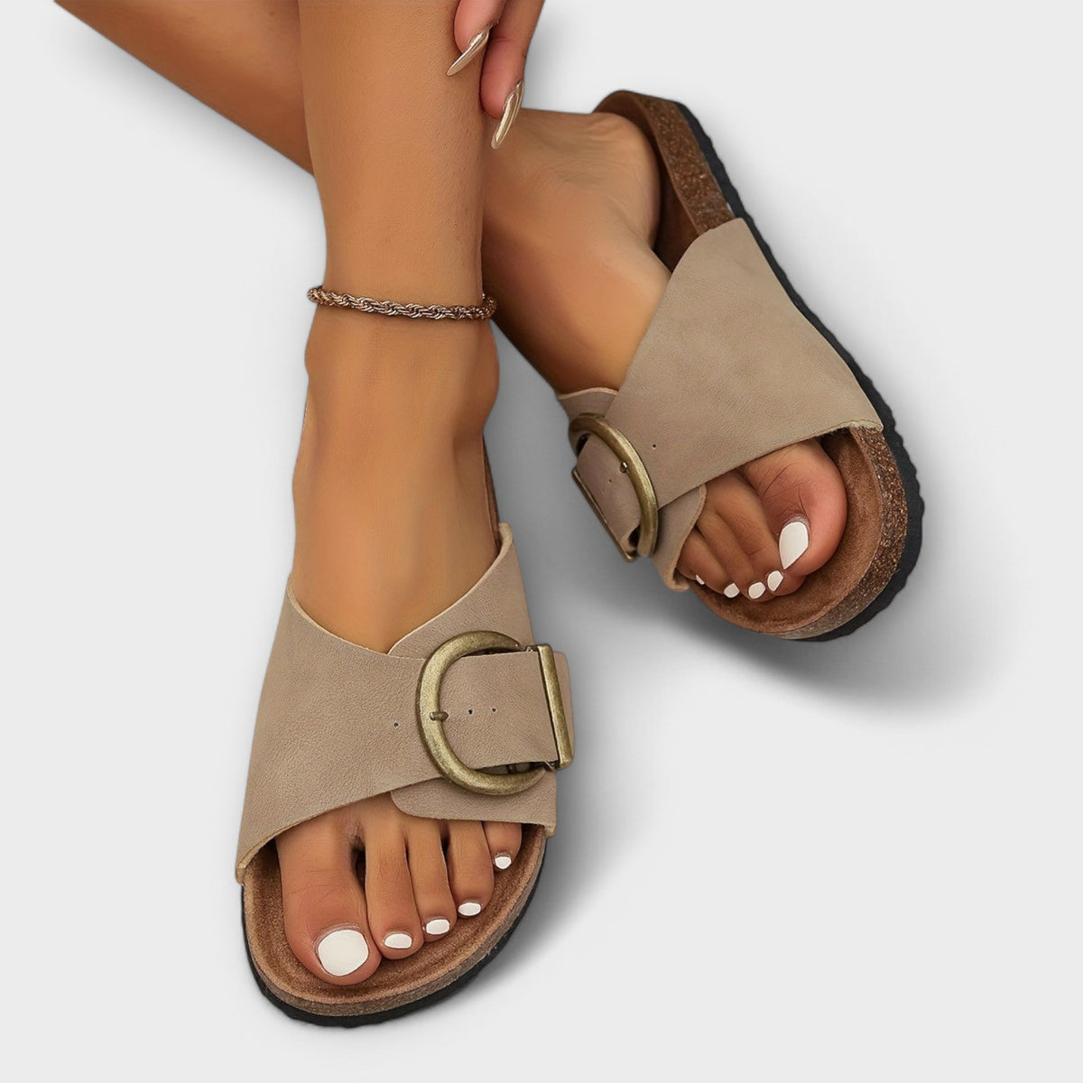 Mira | Women's Orthopedic Sandals | Open Toe, Buckle, Arch Support