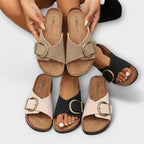 Mira | Women's Orthopedic Sandals | Open Toe, Buckle, Arch Support