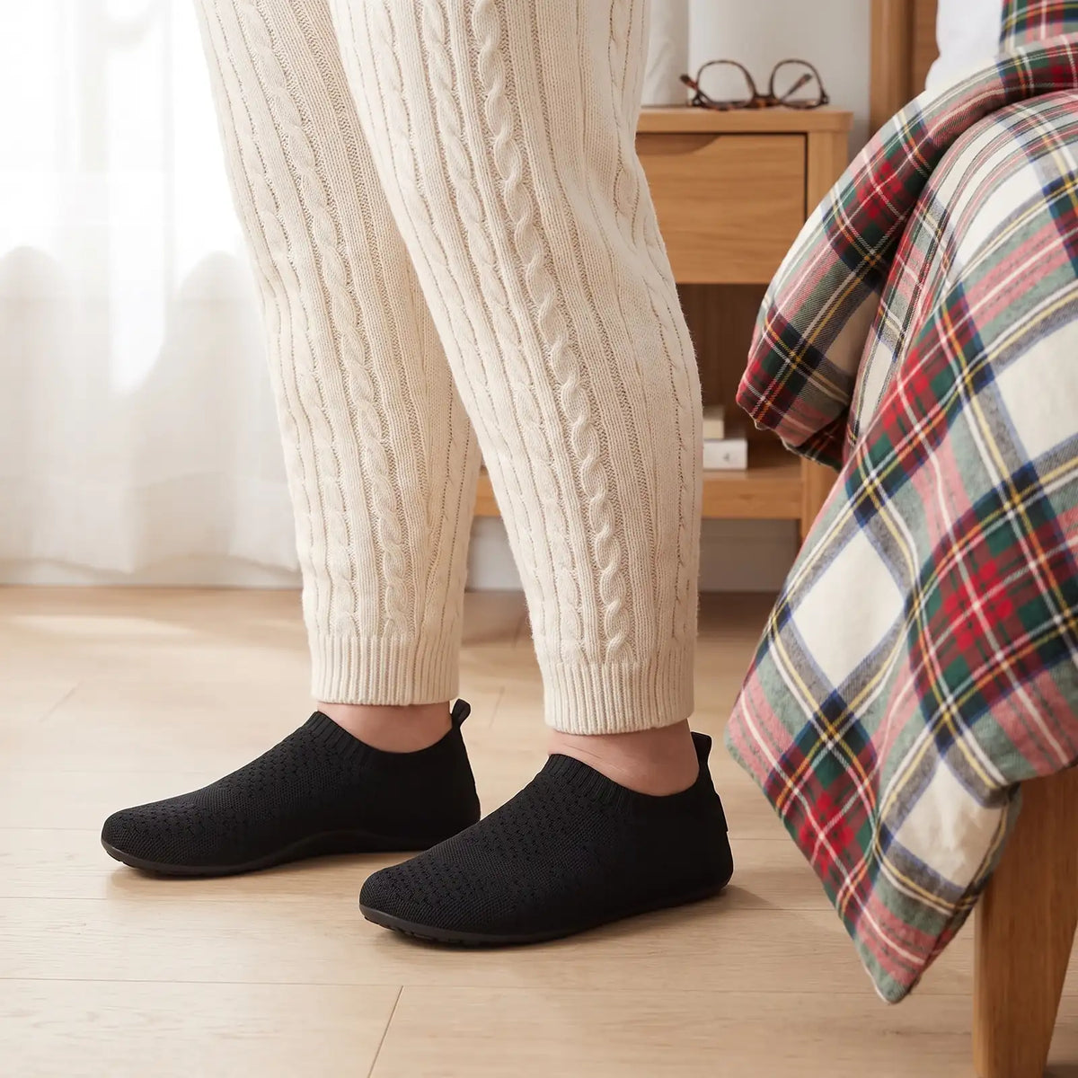 orthopedic slippers women | Non Slip Sock Slippers | Soft Sole Comfort