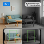 Mini Security Camera 1080P Wireless WiFi Night Vision Audio Recording