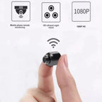 Mini Security Camera 1080P Wireless WiFi Night Vision Audio Recording