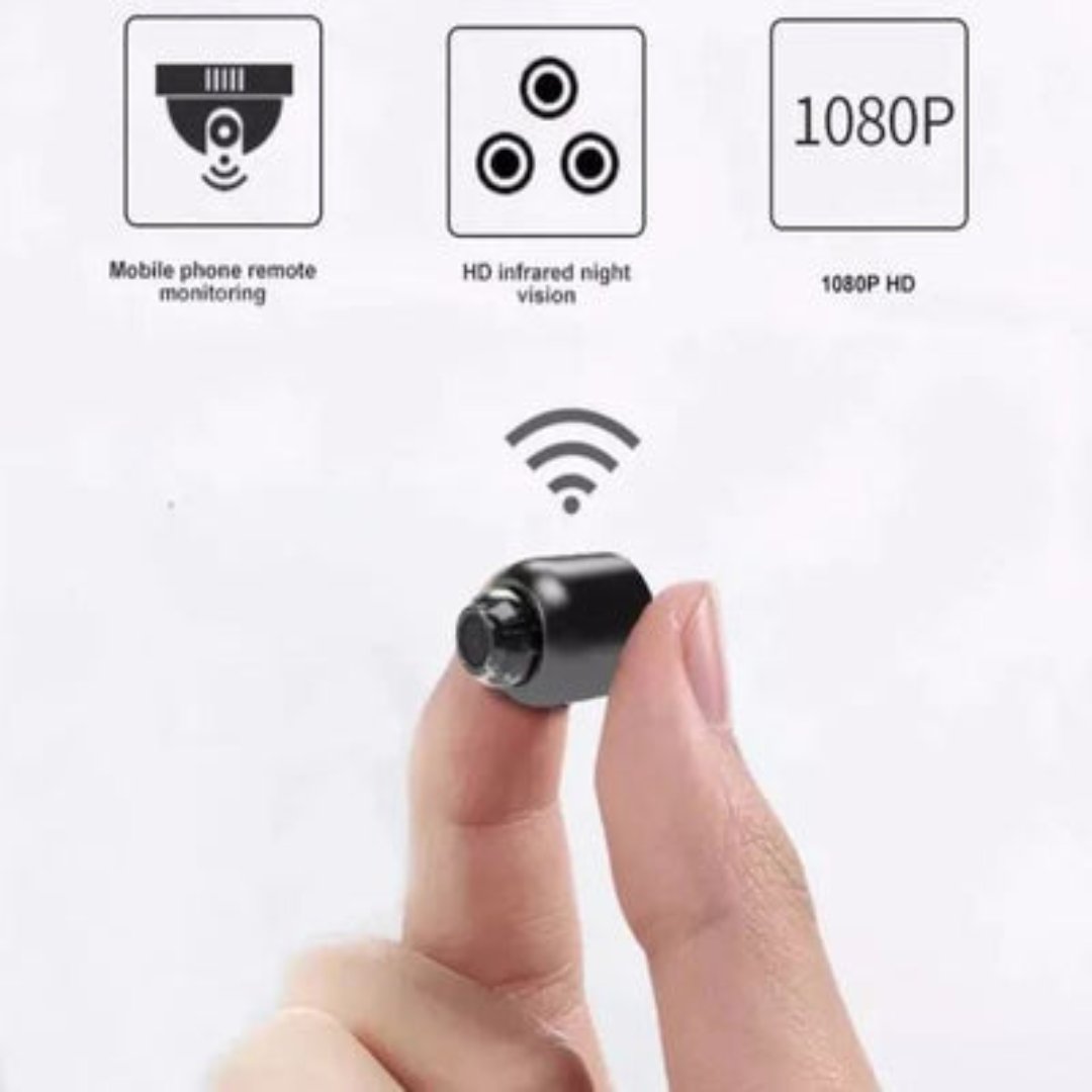 Mini Security Camera 1080P Wireless WiFi Night Vision Audio Recording