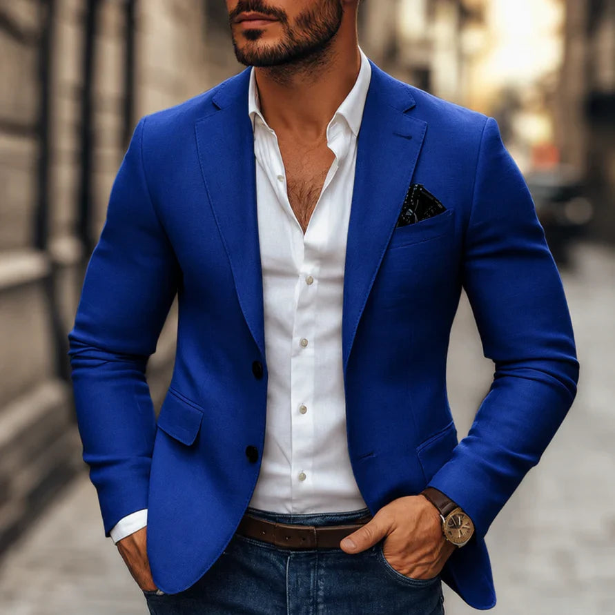 Odette | Men's Slim Fit Blazer | Two Button, Notch Lapel | S–3XL