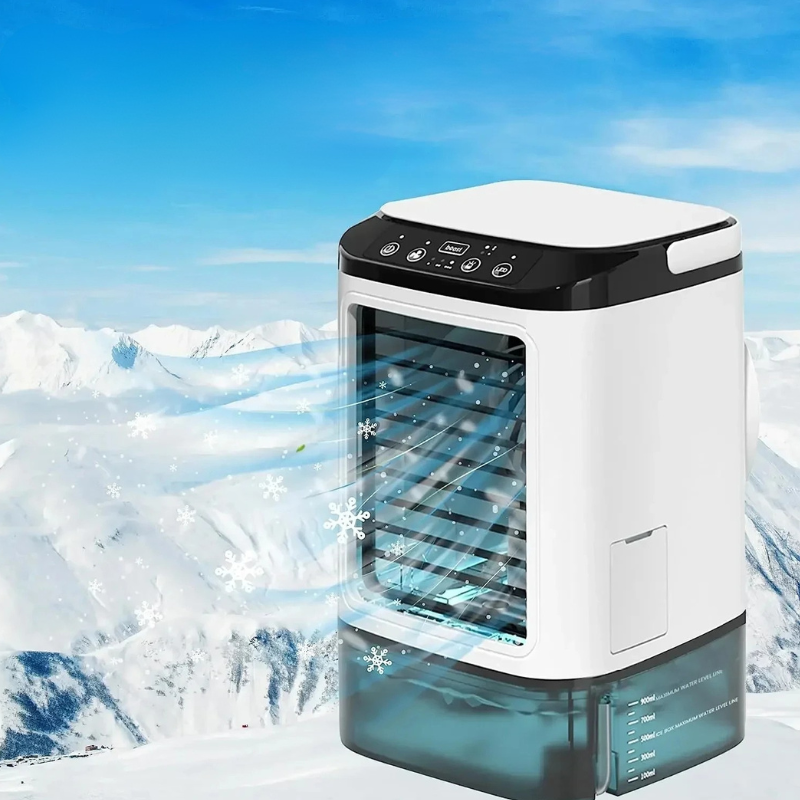 Neela | Portable Air Conditioner | 3-Speed, Ultrasonic Mist, 900ml Tank | Compact