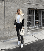 Women Crop Top Teddy Coat 2 Piece Set | Luna