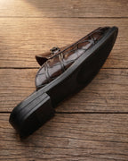 Mens Mules | Faux Leather Closed Toe | Cushioned Footbed | Flat Sole