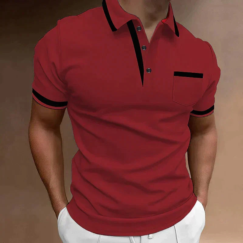 Ximena | Men's Polo Shirt | Classic Fit, Collared | Cotton Blend, Casual