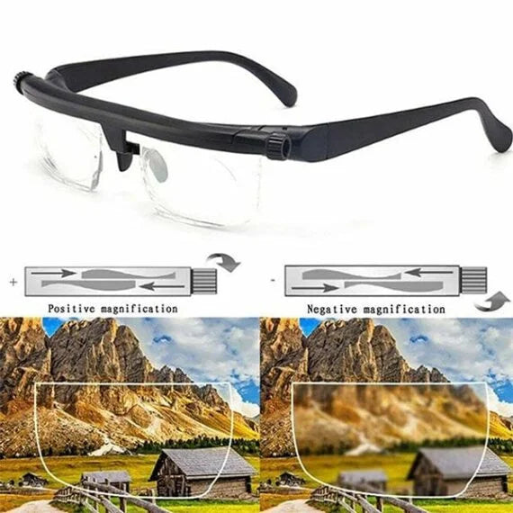 Fleur | Adjustable Focus Glasses | Near & Far Sight | No Prescription Needed