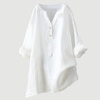 Anneke | Women's Linen Blouse | Relaxed Fit, Breathable | Everyday Top