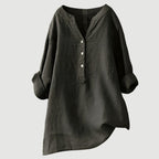 Anneke | Women's Linen Blouse | Relaxed Fit, Breathable | Everyday Top