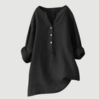 Anneke | Women's Linen Blouse | Relaxed Fit, Breathable | Everyday Top