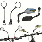 Ximena | Bicycle Rearview Mirrors | HD Adjustable, 2-Pack | Universal Fit
