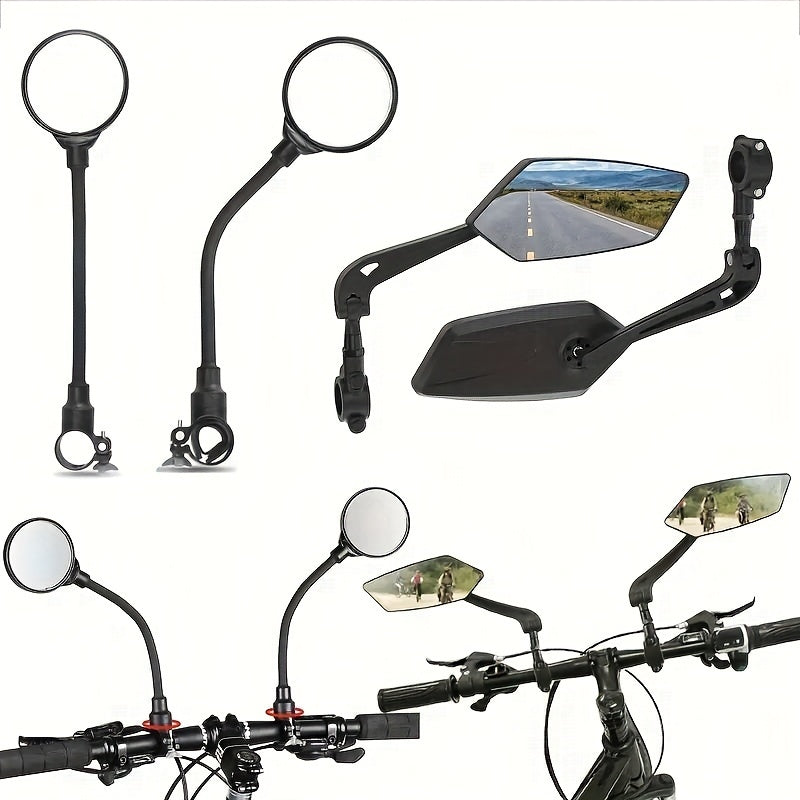 Ximena | Bicycle Rearview Mirrors | HD Adjustable, 2-Pack | Universal Fit
