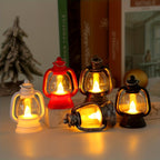 Christmas LED lantern lights 12 pack vintage mini flickering design