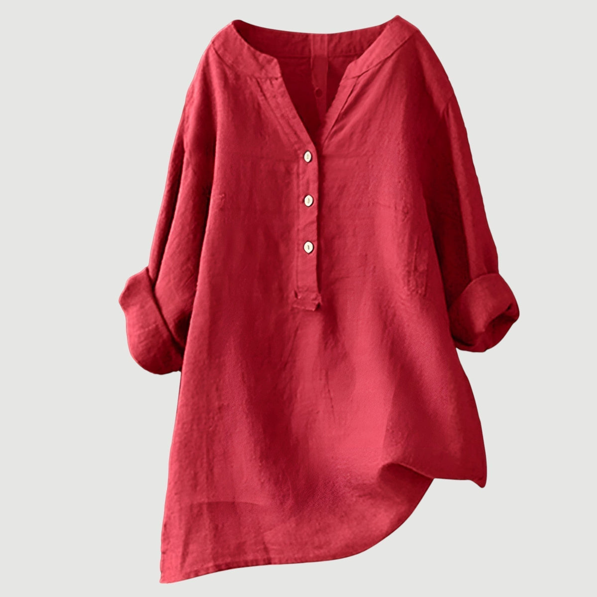 Anneke | Women's Linen Blouse | Relaxed Fit, Breathable | Everyday Top