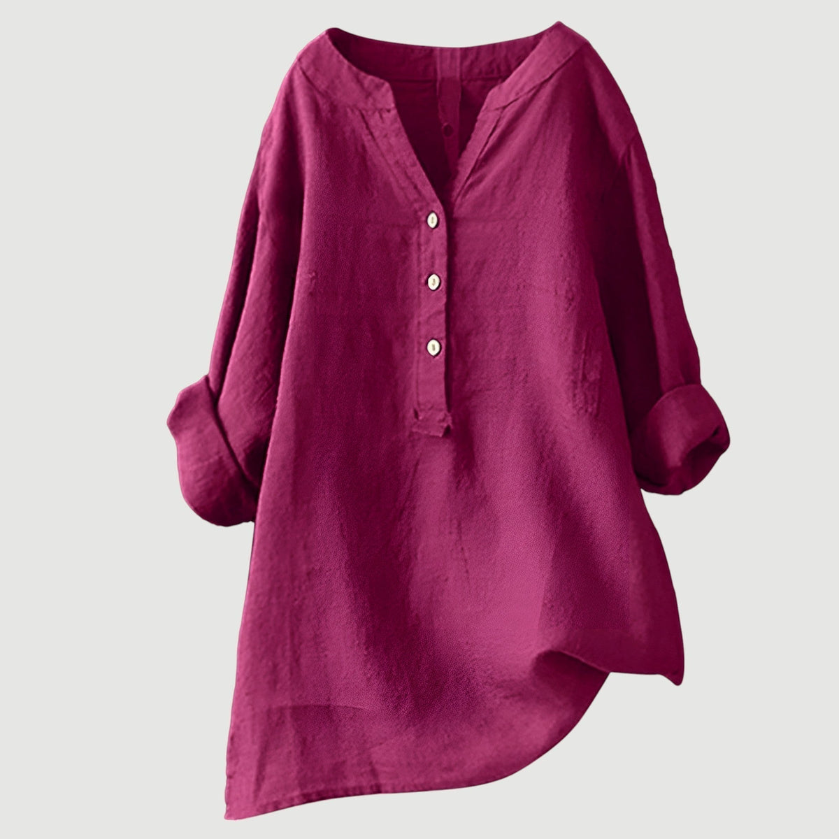 Anneke | Women's Linen Blouse | Relaxed Fit, Breathable | Everyday Top