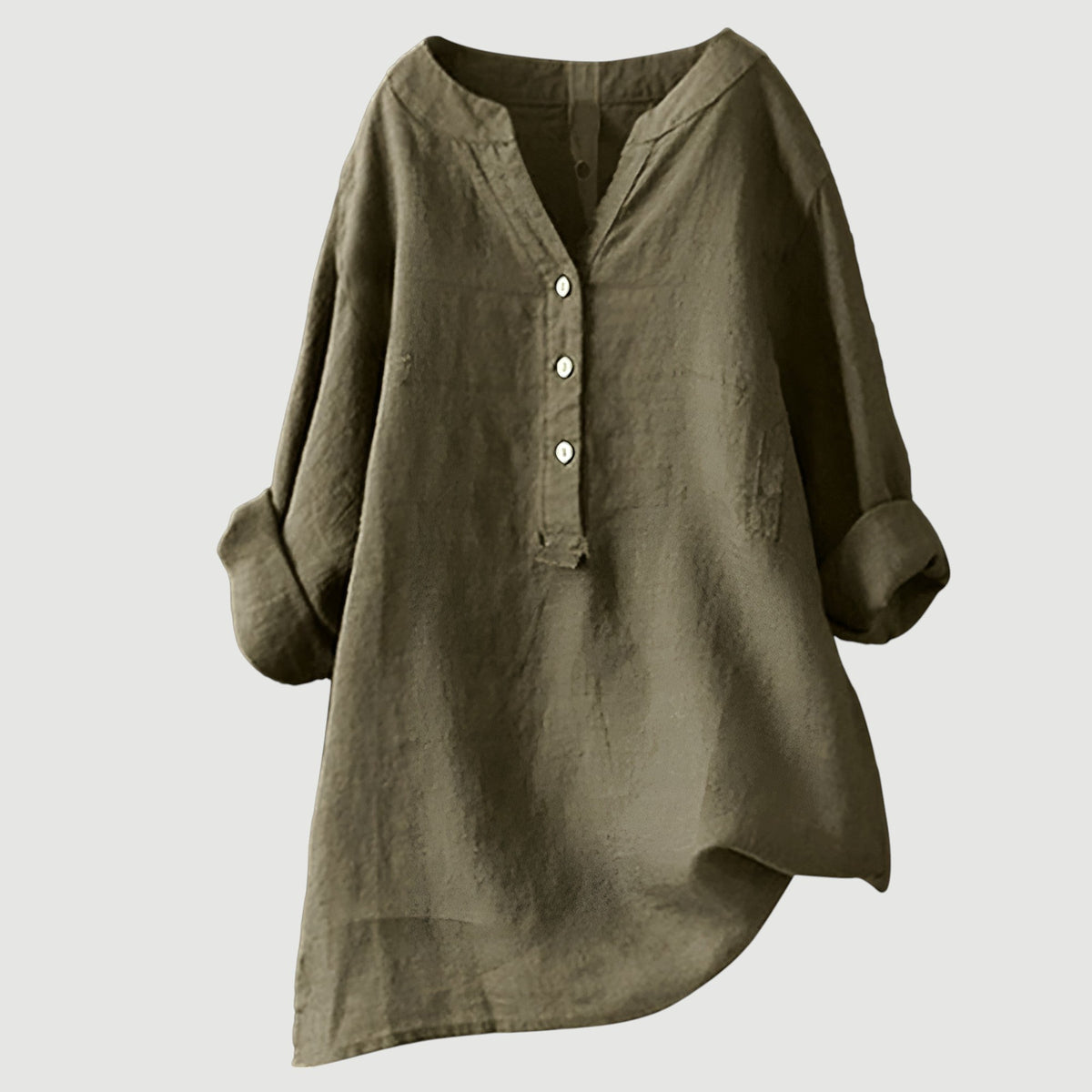 Anneke | Women's Linen Blouse | Relaxed Fit, Breathable | Everyday Top