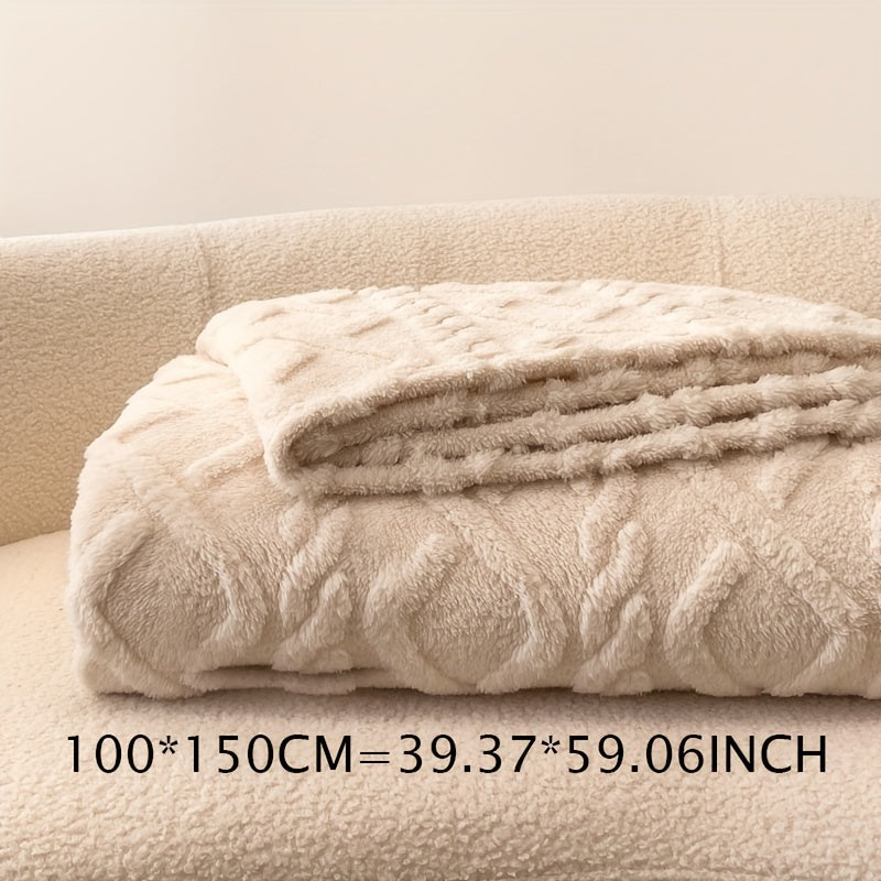 Tamsin | Taffeta Blanket | All-Season, Lightweight | Beige, Soft Polyester