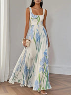 Lyra | Floral Boho Dress | Women's A-Line, Flowy Summer Dress