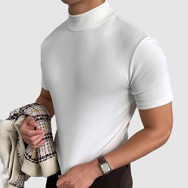Honor | Men's Turtleneck T-Shirt | Casual, Modern Fit | Black, White, Grey