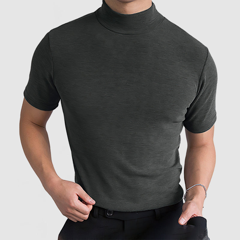 Honor | Men's Turtleneck T-Shirt | Casual, Modern Fit | Black, White, Grey