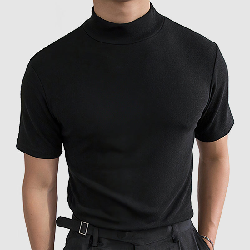 Honor | Men's Turtleneck T-Shirt | Casual, Modern Fit | Black, White, Grey