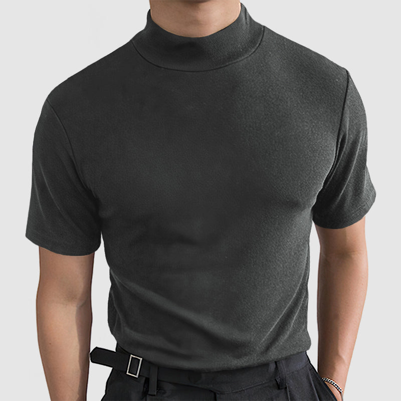 Honor | Men's Turtleneck T-Shirt | Casual, Modern Fit | Black, White, Grey