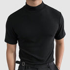 Honor | Men's Turtleneck T-Shirt | Casual, Modern Fit | Black, White, Grey