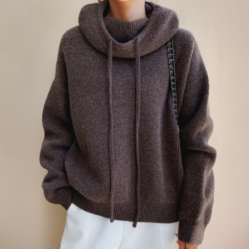 Reva | Women's Knit Sweater | Casual & Elegant, Relaxed Fit | Neutral Tones