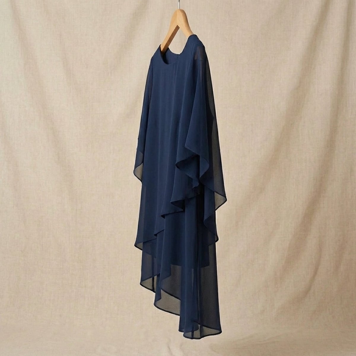 Faline | Women's Chiffon Two-Piece Set | Wide-Leg Pants & Layered Top | Elegant