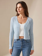 Luna | Women's Lightweight Summer Knit Cardigan | V-Neck