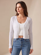 Luna | Women's Lightweight Summer Knit Cardigan | V-Neck