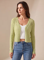 Luna | Women's Lightweight Summer Knit Cardigan | V-Neck