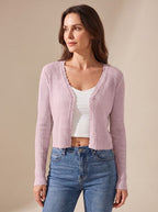 Luna | Women's Lightweight Summer Knit Cardigan | V-Neck
