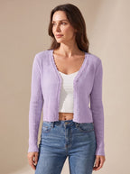 Luna | Women's Lightweight Summer Knit Cardigan | V-Neck