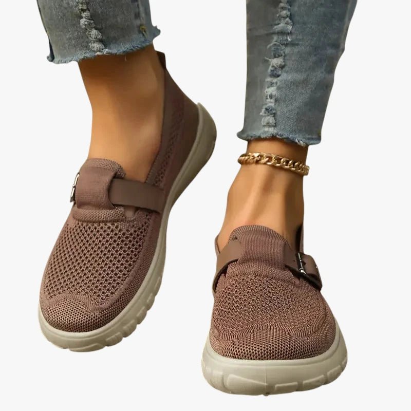 Women Orthopedic Breathable Slip-On Sneakers Velcro