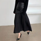 Women Maxi Skirt Asymmetric Flared Tiered | Esme