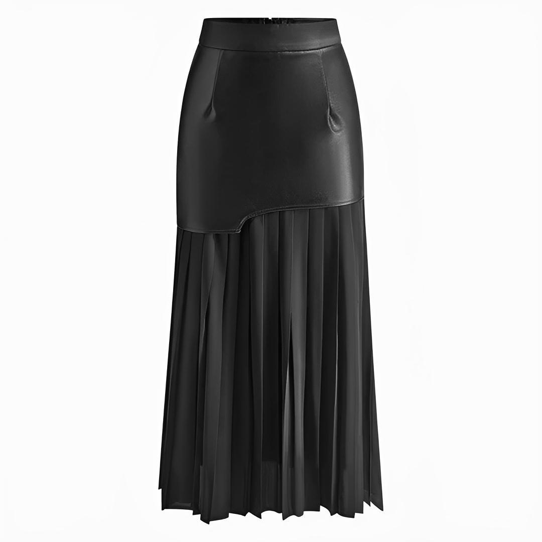 Women Maxi Skirt Asymmetric Flared Tiered | Esme