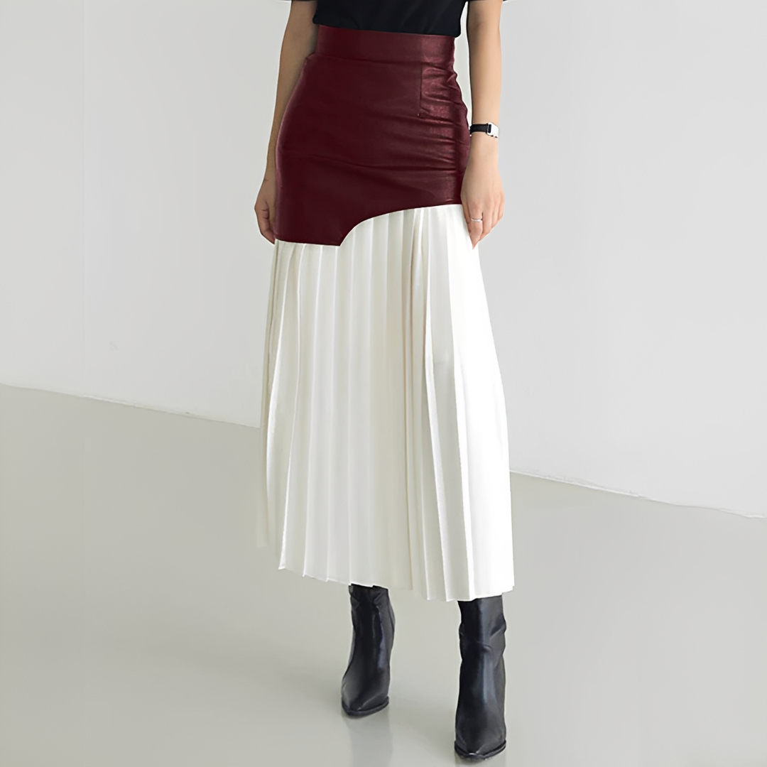 Women Maxi Skirt Asymmetric Flared Tiered | Esme