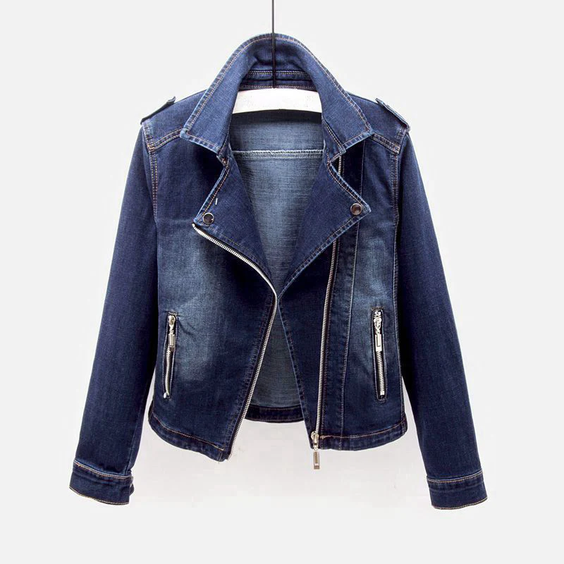 Women Denim Jacket Casual Relaxed Fit
