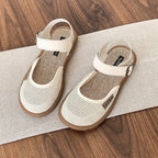 Orthopedic sandals women | Linen Mesh Closed Toe Casual Lightweight