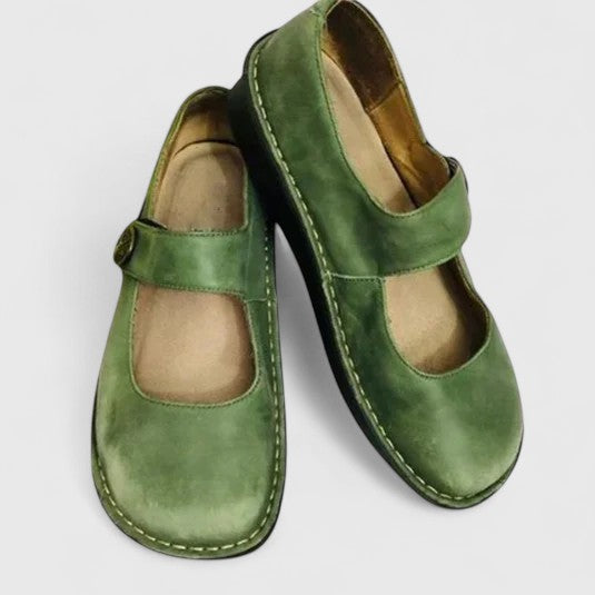 Valentina | Women Leather Mary Jane Orthopedic Shoes Wide Fit