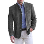 Luna | Men's Blazer | Stand Collar, Button-Up | Smart Casual