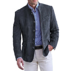 Luna | Men's Blazer | Stand Collar, Button-Up | Smart Casual